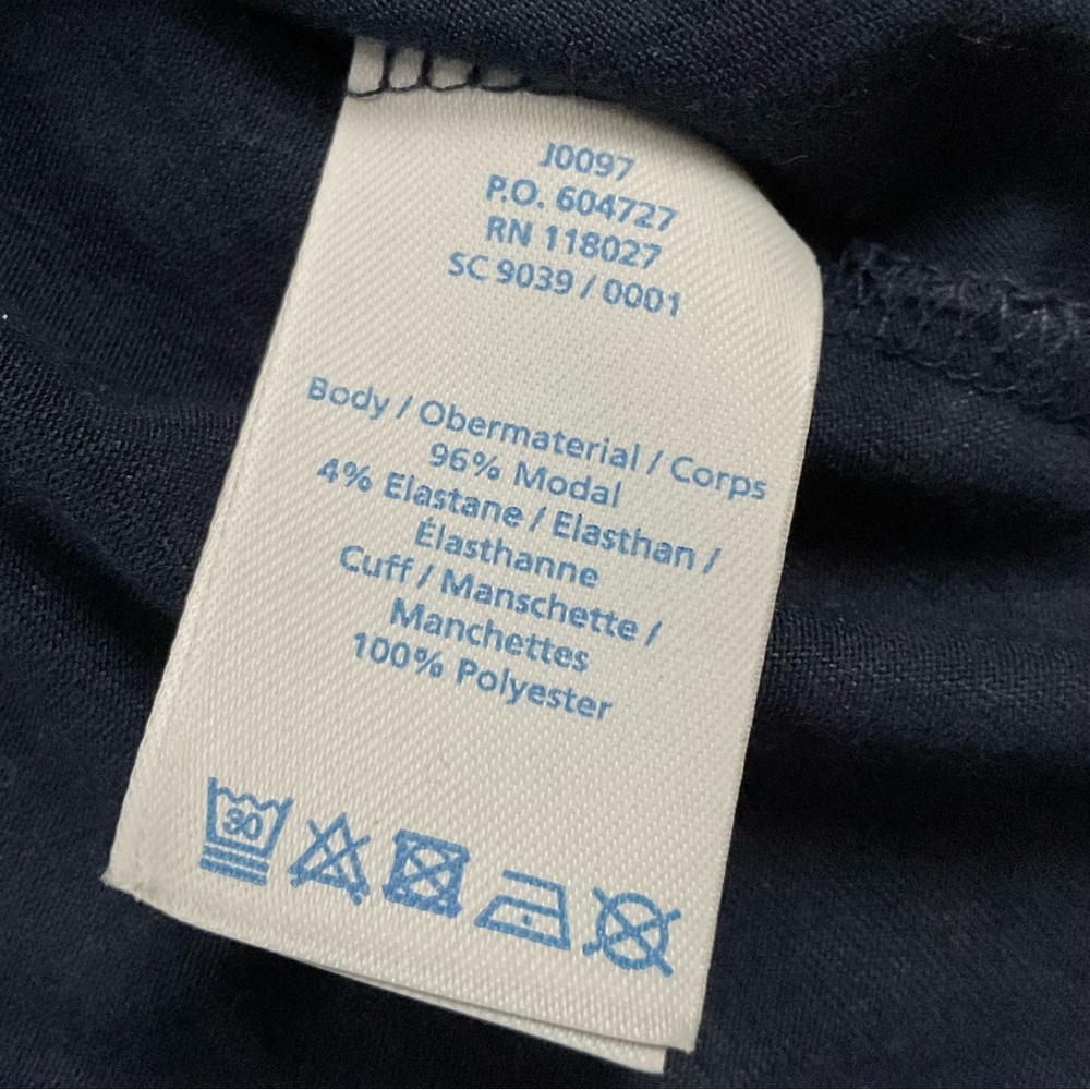 Boden Nadine Navy Blouse Velvet Trim Button Front Top US 4 - Picture 10 of 14